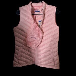 J. McLaughlin Pink Quilted Vest